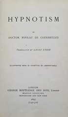 1895 Hypnotism Foveau de Courmelles – Antique Occult Psychology Book Hypnotism