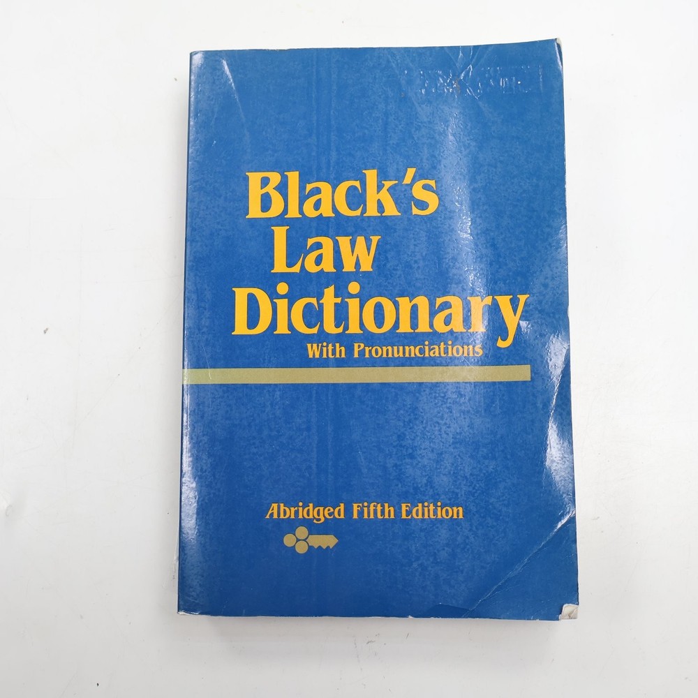 Black’s Law Dictionary Henry Campbell Black 1983 Abridged Fifth Ed Legal