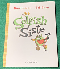 The Selfish Sister David Sedaris SIGNED BOOKPLATE 1st/1st HC DJ 2026 Bob Staake
