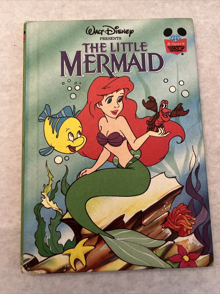 Walt Disney’s Wonderful World Reading The Little Mermaid 1993 1st Ed Book Club