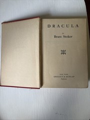 Dracula by Bram Stoker Grosset & Dunlap 1897 1st Edition RARE
