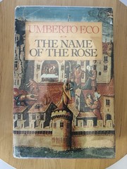The Name Of The Rose by Umberto Eco 1983 Hardcover 1st English Ed Good Condition