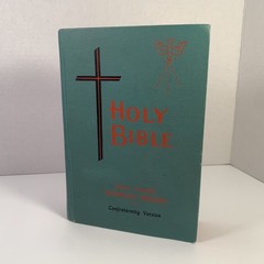 Holy Bible Vintage Saint Joseph Textbook Ed. Confraternity Version Catholic 1963