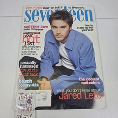 July 1996 Seventeen Magazine featuring Jared Leto