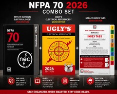 NFPA 70 Handbook 2026 + Ugly’s 2026 + Index Tabs 2026 Combo Set