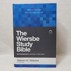 NKJV The Wiersbe Study Bible Thomas Nelson 2018 Edition Hardcover Comfort Print