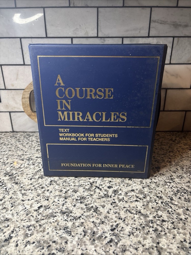 A Course In Miracles Workbook For Students Manual For Teachers 59 Cassette Case￼