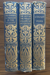 Honore de Balzac 3 Vols 1903-1907 Little Brown Co HC Decorative Bindings