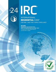 IRC 2024 International Residential Code 2024 PAPERBACK Free Shipping