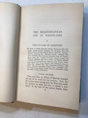 Lot 2 books 1910-15 stories, travel in Europe w/photos, Mediterranean Borderland