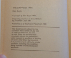 VINTAGE Han Suyin “The Crippled Tree” FIRST PAPERBACK EDITION 1968 EUC