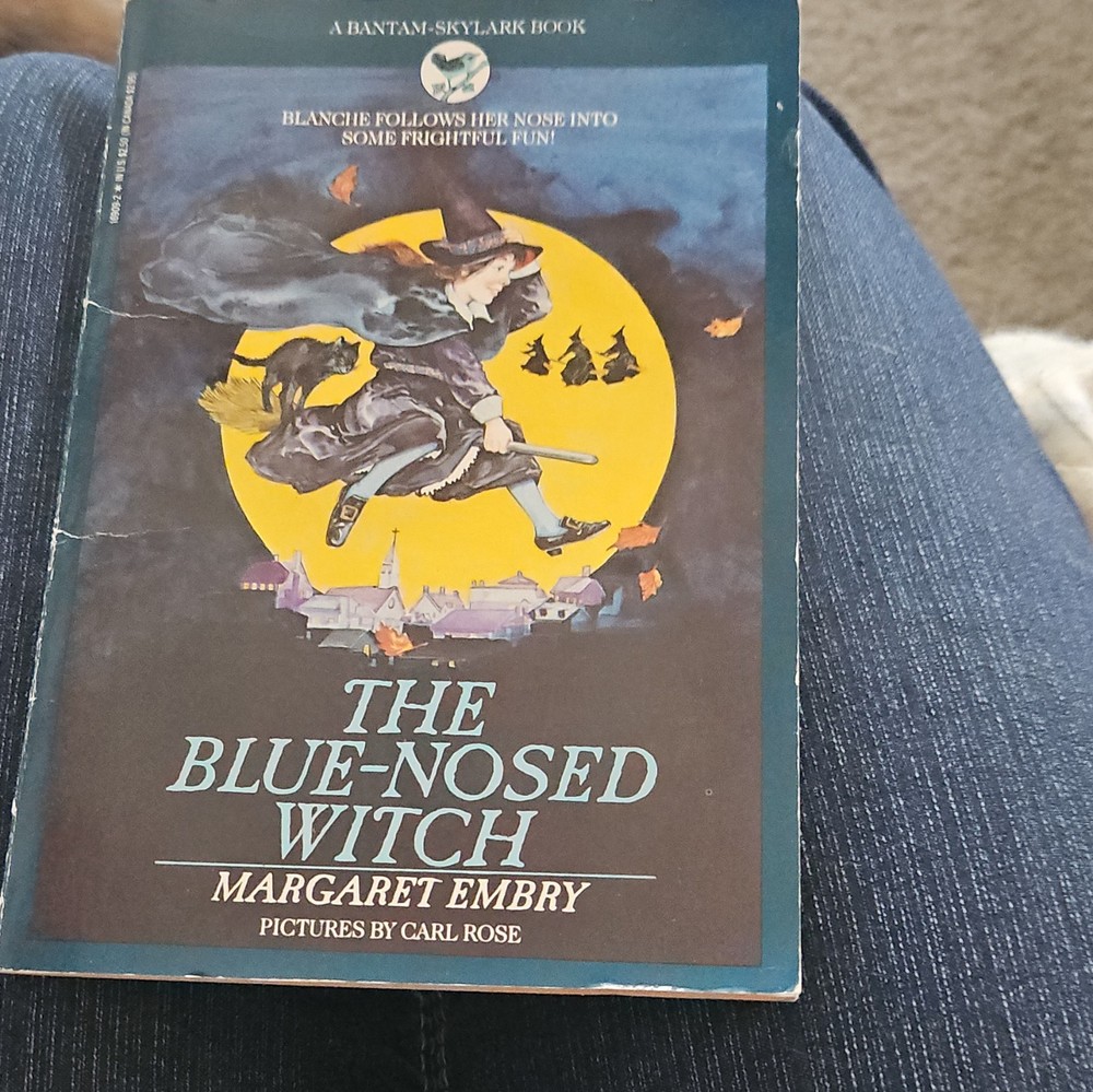 The Blue-Nosed Witch Paperback Illustrated Margaret Embry Carl Rose Bantam 1975