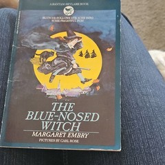 The Blue-Nosed Witch Paperback Illustrated Margaret Embry Carl Rose Bantam 1975