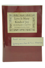 Love Is Many Kinds of Joy: An Autobiography in Light Verse (Signed. Limited, F..