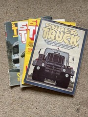 4 Vintage Issues Super Truck Magazine 1976-1984 Loose Front Covers But OK