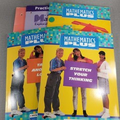 Mathematics Plus Lot Workbooks Teaching Resources Homeschool 5 Book Lot