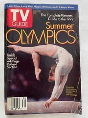 Vintage TV Guide July 1992 Olympics Barcelona Larry Bird Magic Johnson