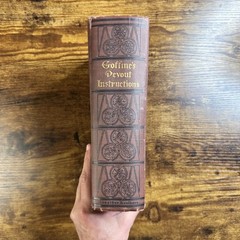 Antique 1896 Goffine’s Devout Instructions Epistles Gospels Catholic Book