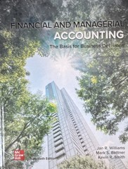 McGraw Hill Financial & Managerial Accounting 20th Ed HC ISBN 9781264445240