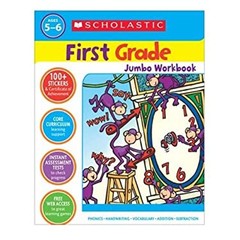 Jumbo Workbook First Grade Paperback Scholastic