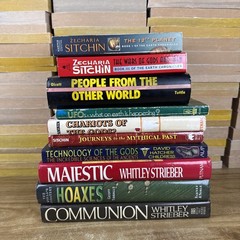 Lot Of 10 Ufo Conspiracy Books Hoaxes Strieber Zecharia Sitchin