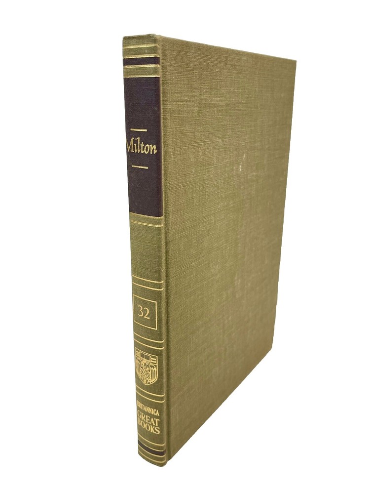 1952 Britannica Great Books Of The Western World Vol 32 Milton