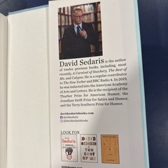 **Signed** Happy-Go-Lucky David Sedaris 1st Ed. Hardcover