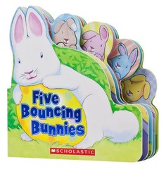 Five Bouncing Bunnies – board book Rogers, Jacqueline|Karr, Lily