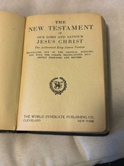 Vintage 1930s Pocket Bible New Testament New York American Bible Society 3×5