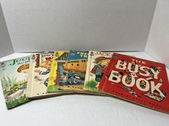Vintage Rand McNally Tip-Top Elf Books Lot of 6 Hardcover Illustrated 1952-1965
