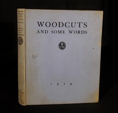 CRAIG, EDWARD GORDON (1872-1966) Woodcuts, and some words 1924 1st ed J.M Dent