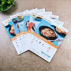 7 EveryPlate Dinner Recipe Cards HelloFresh Pancakes Rice Pasta Tacos Sandwich