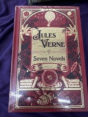 Jules Verne Seven Novels Hardcover Leather Bound New Sealed