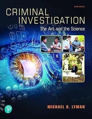 Criminal Investigation: The Art and the-Paperback,by Lyman Michael-9780135186213