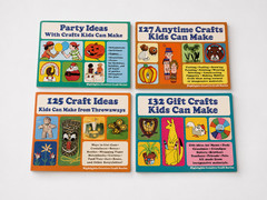Highlights Creative Craft Series 4 Book Lot Set Vintage Kids Craft Ideas Books