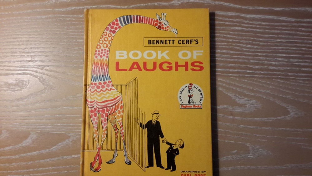 Vintage 1959 “Book of Laughs” by Bennett Cerf, drawings by Carl Rose 1st Edition