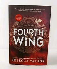 Fourth Wing – Holiday Ed. 1st Edition-Sprayed Edges Book HB Rebecca Yarros