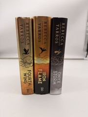 Fourth Wing Iron Flame Onyx Storm Hardcover Set Rebecca Yarros Empyrean Series