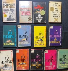 JAMES BOND 007 IAN FLEMING 13 BOOK LOT FIRST PRINTINGS OCTOPUSSY OHMSS YOLT