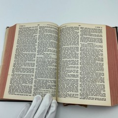 1950 New American Catholic Edition Holy Bible Benziger Brothers 8×6 Hardcover