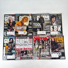 Lot of 8 GUITAR WORLD Magazine 2019 Hair Metal Kiss Brian May Tool Jeff Beck
