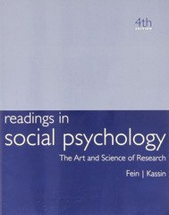 Kassin Readings In Social Psychology, Fourth Edition – paperback Kassin, Sau…