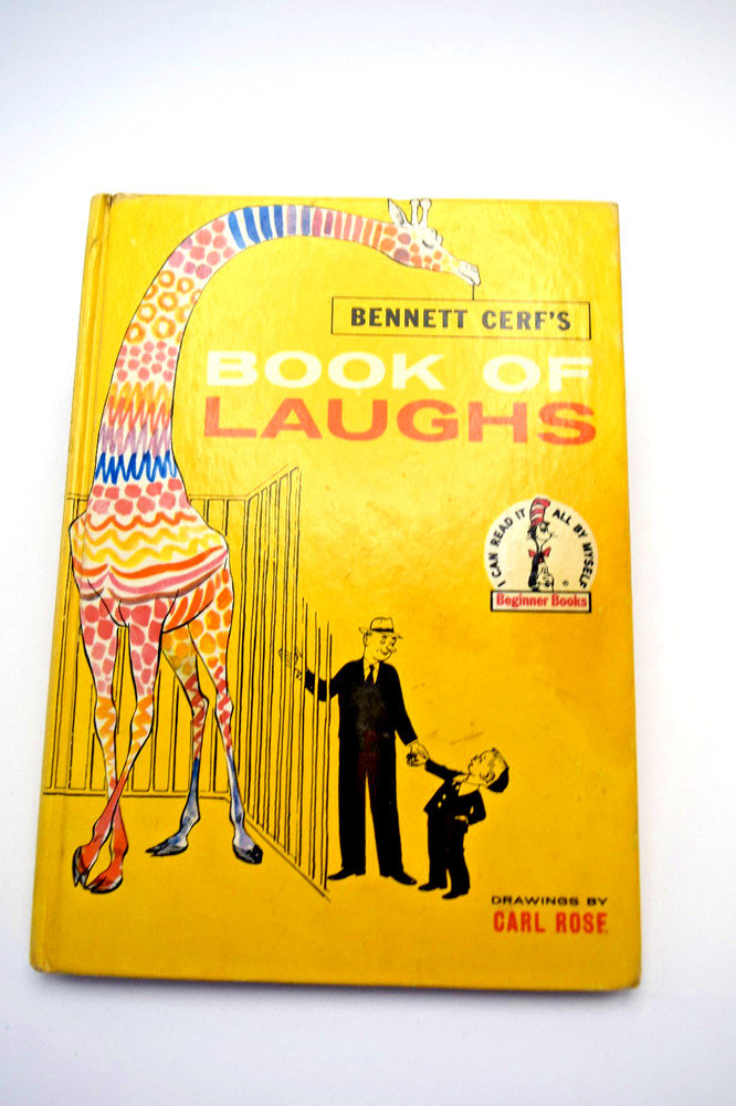 Bennett Cerf’s Book of Laughs, Illustrated Book, 1st ed., error on spine – good