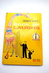 Bennett Cerf’s Book of Laughs, Illustrated Book, 1st ed., error on spine – good