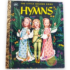 VTG 1974 A Little Golden Book of Hymns Blank Nameplate Corinne Malvern 392