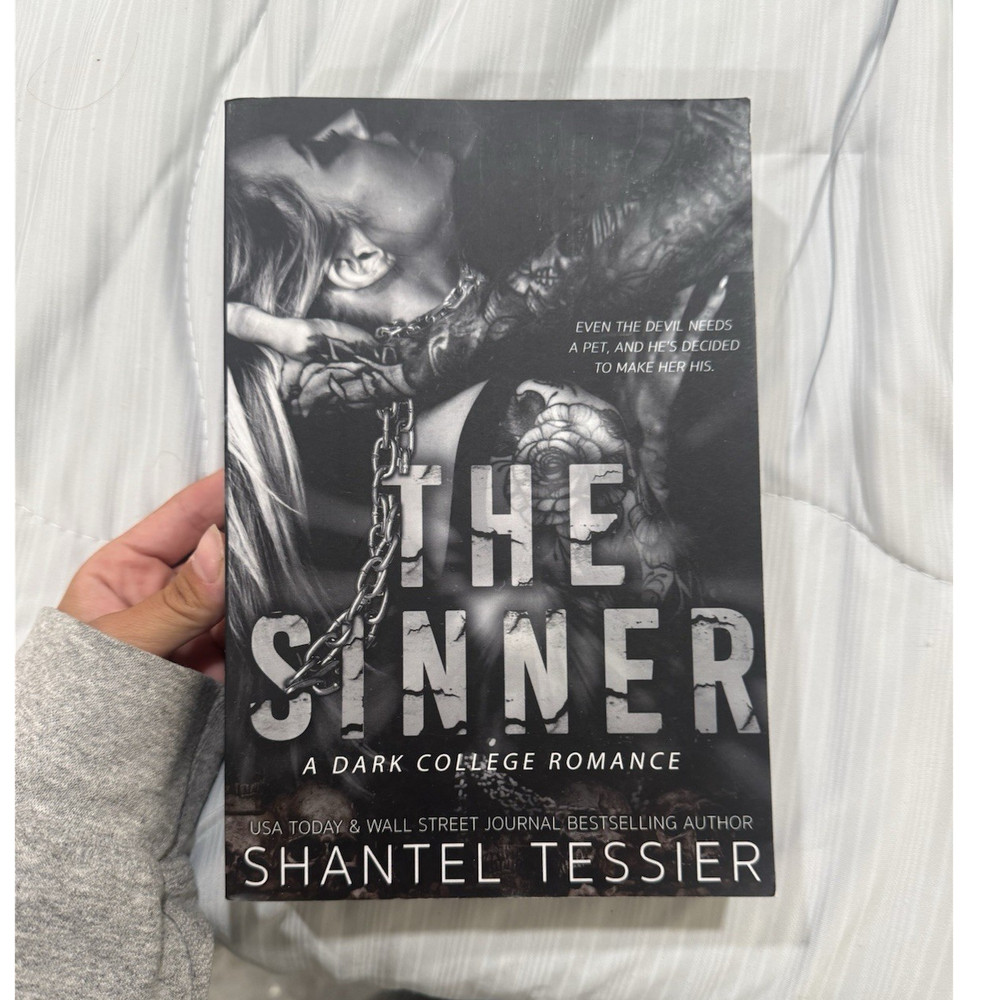 Shantel Tessier The Sinner Dark College Romance Paperback, English