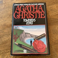 Agatha Christie – TOWARDS ZERO – VERY RARE LARGE PRINT 1988 HARDCOVER