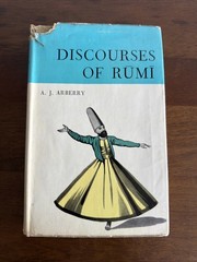 DISCOURSES OF RUMI by A. J Arberry 1961 John Murray First Edition Hardcover Rare