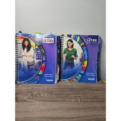 Lexia LETRS Vols 1 & 2, Units 1-4 & 5-8 Spiral Moats Tolman Reading