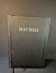 KJV King James Bible Oxford University Press Black Leather Bound Vintage